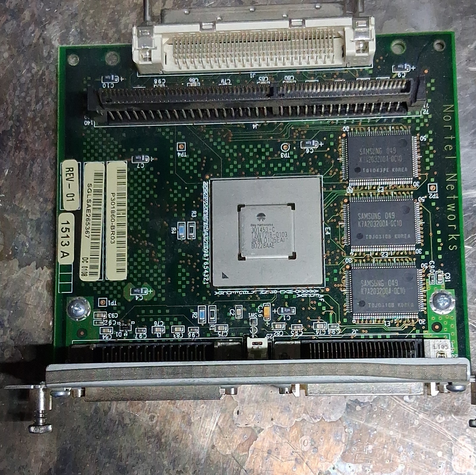 Nortel Networks BayStack 400 400-ST1 Cascade Module P301860-BR03 2-Port. C-3