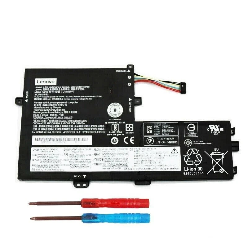 Genuine L18M3PF7 L18C3PF6 L18C3PF7 Battery for Lenovo ideapad S340-14IML /14API