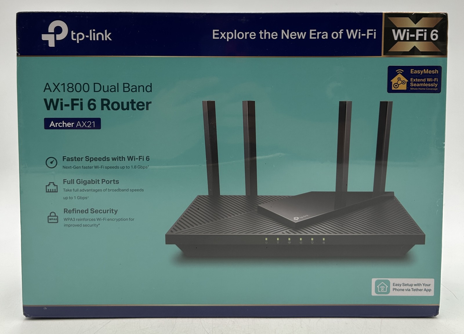 TP-Link Archer AX21 WiFi 6 Router AX1800