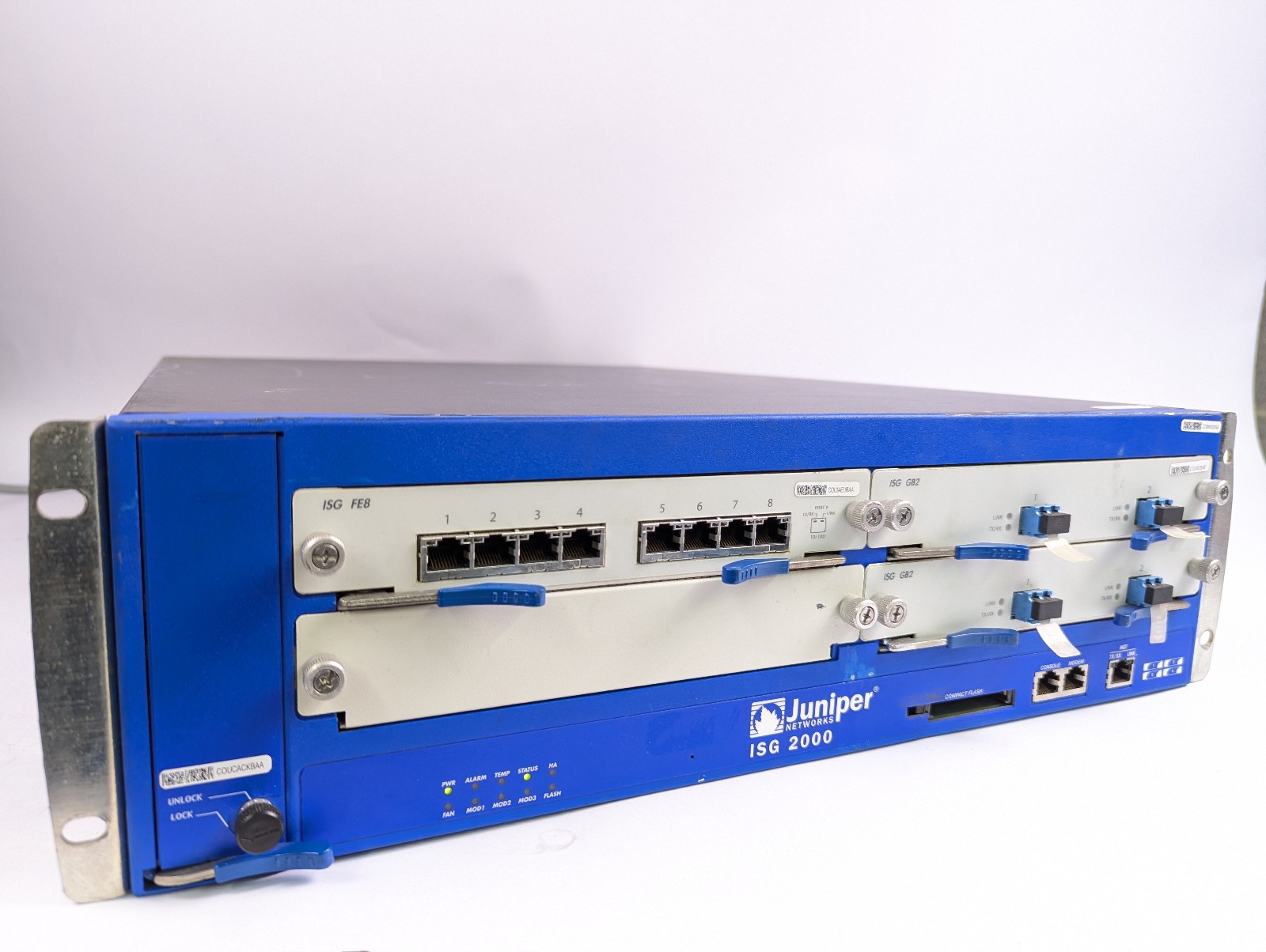 Juniper Security Netscreen ISG-2000 ISG, Module ISG FE8