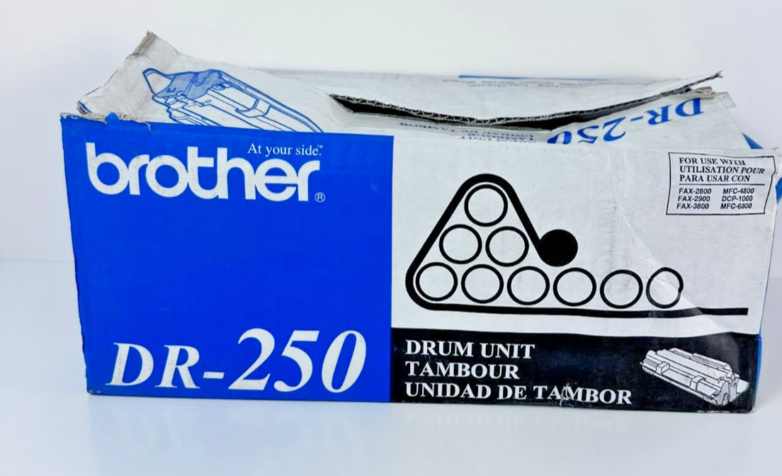 Brother DR250 Drum Unit Compatible Canon FX3 SFC R30 Black New Open Box