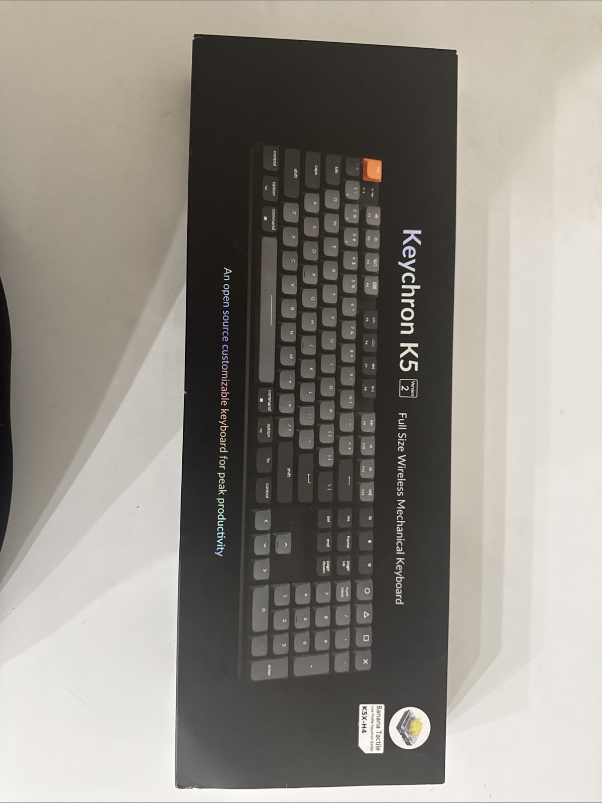 Keychron K5 Pro Wireless Mechanical Keyboard Banana Tactile Switches - Brand New