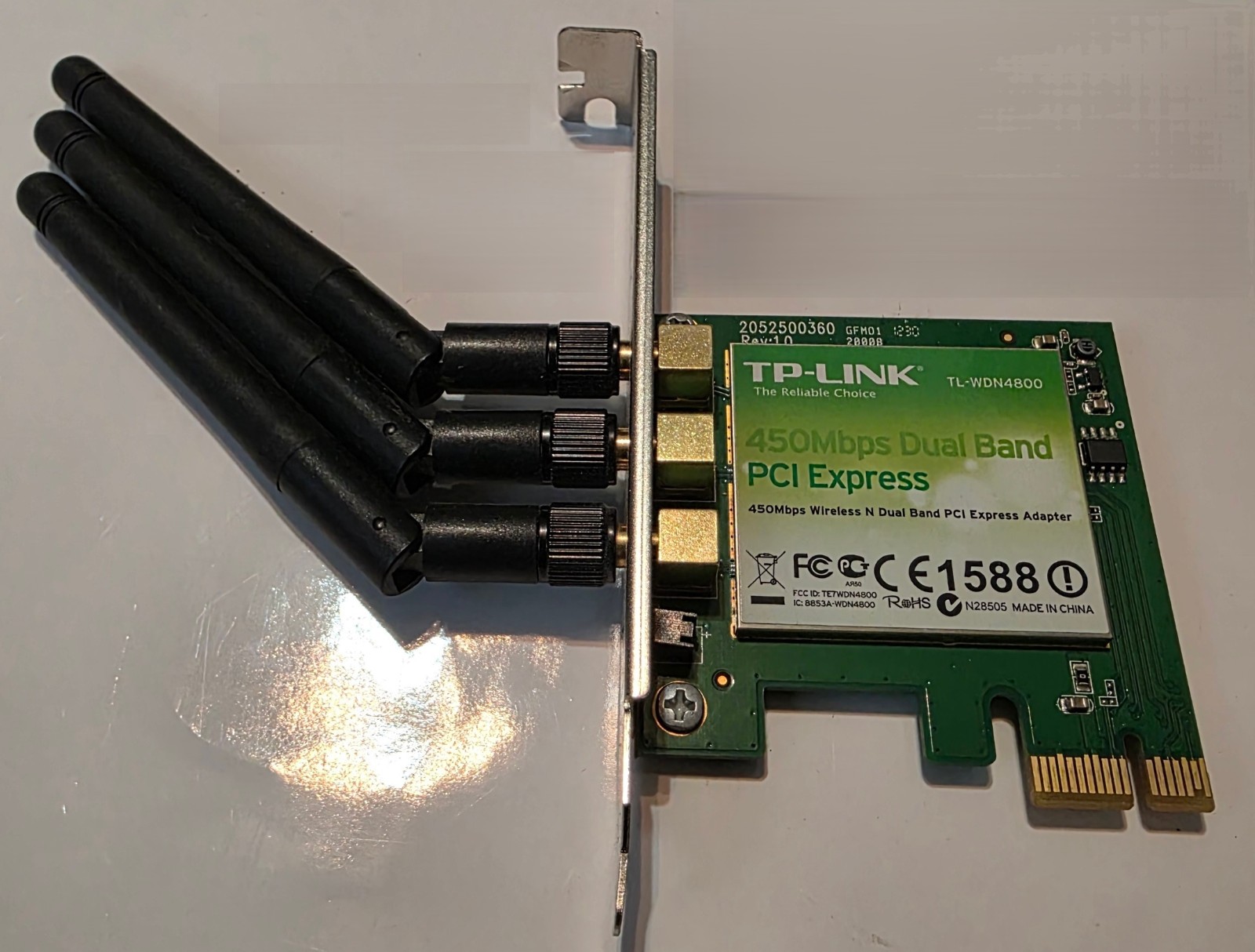 TP-LINK TL-WDN4800 450 Mbps Wireless N Dual Band PCI Express Adapter (USED)