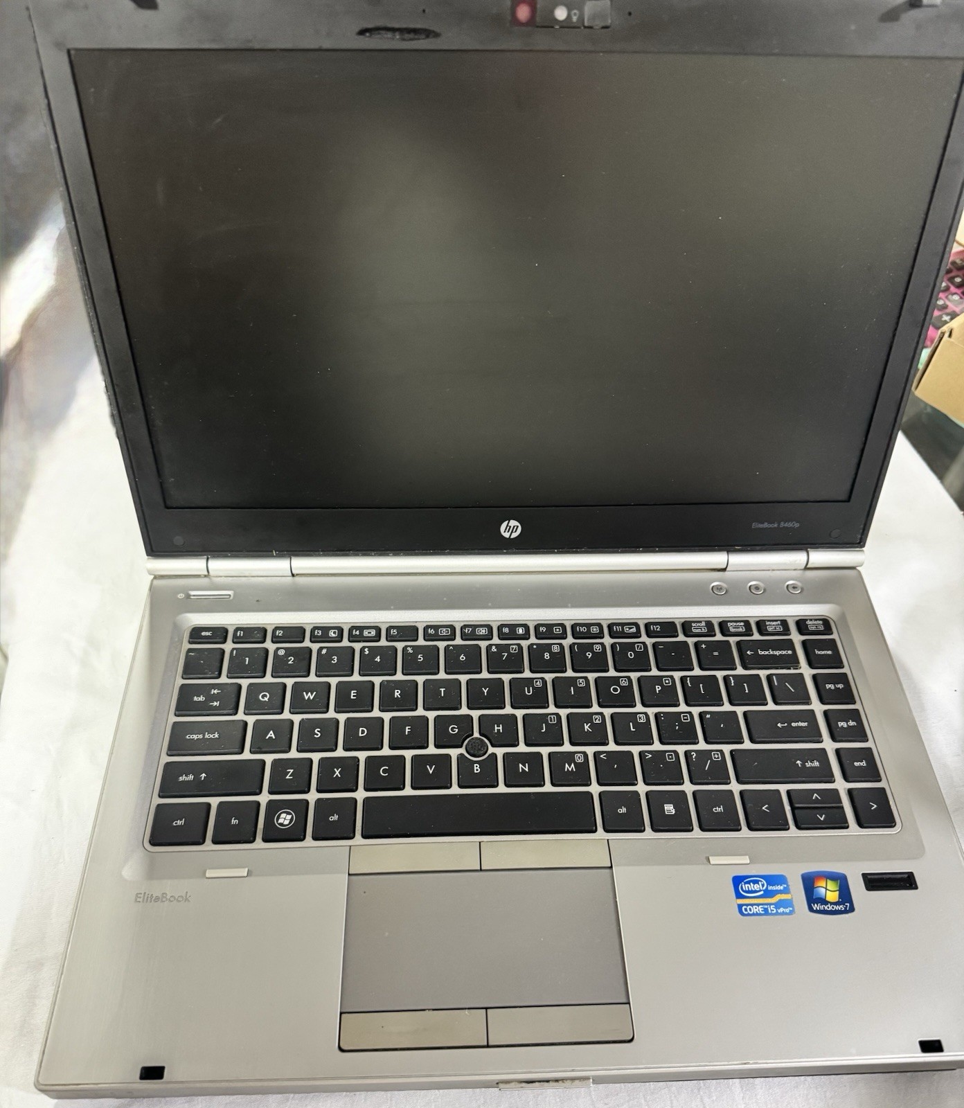 HP EliteBook 8460p Laptop Intel Core i5 14” Untested For Parts or Repair
