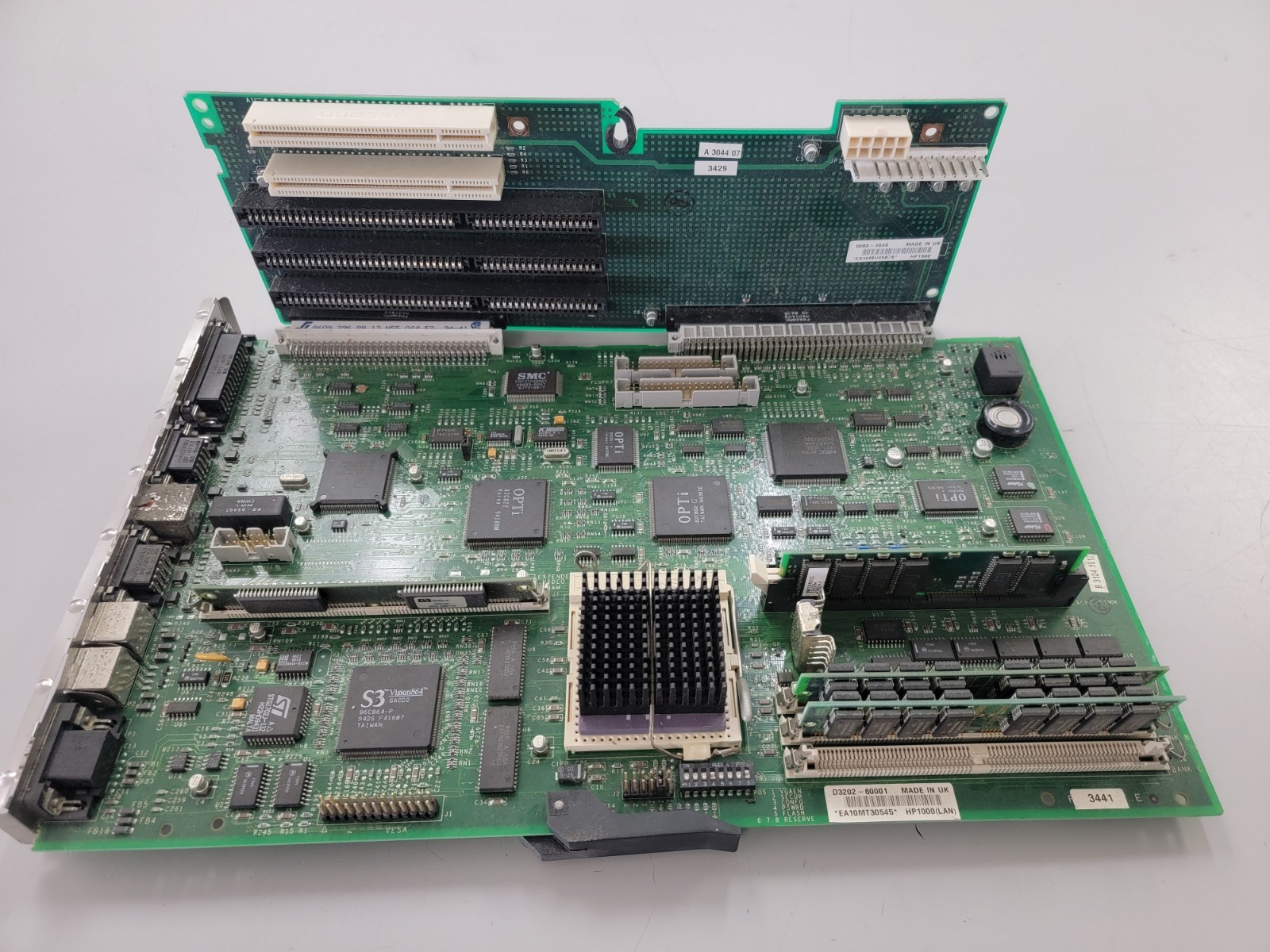 HP HEWLETT PACKARD VECTRA XM2/100i 486 Motherboard D3202-60001