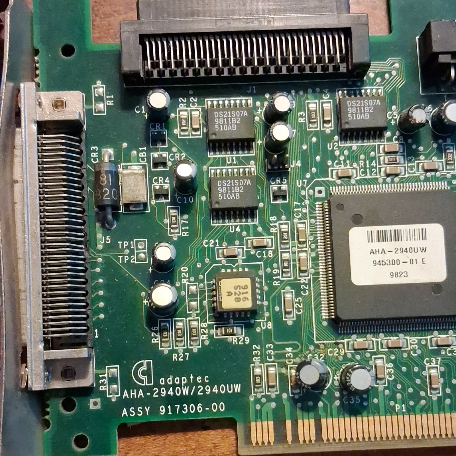 Adaptec AHA-2940UW PCI Ultra SCSI Non-RAID Controller Card, 3 Ports