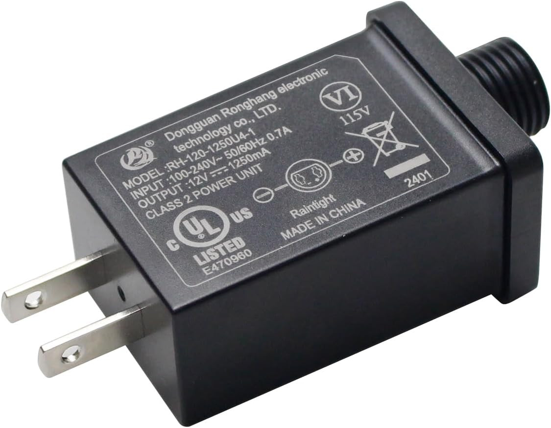 BEINUOYI Replacement Yard Inflatable Adapter Power Class 2 Power Supply 12V-1250