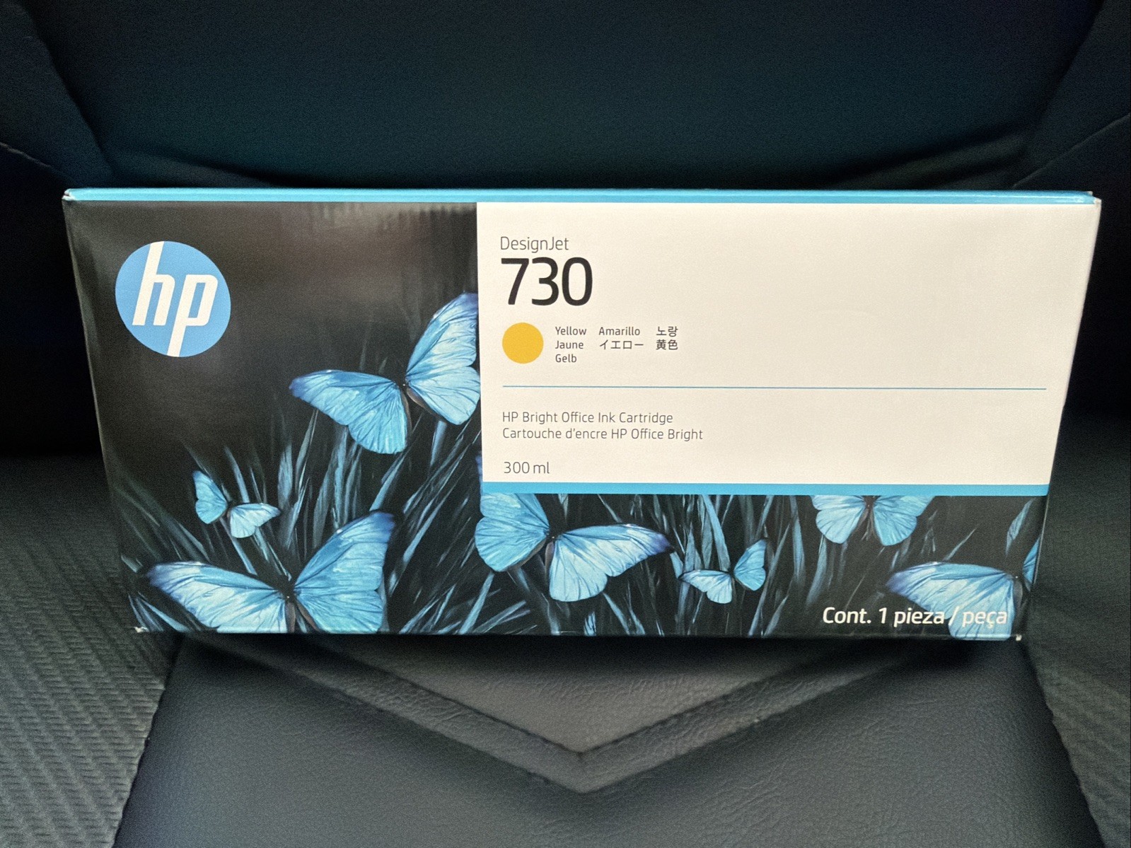 HP 730 DesignJet Yellow Cartridge, P2V70A, 300 ML