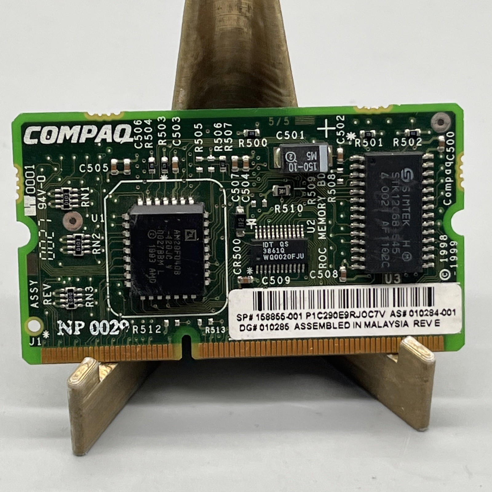 COMPAQ SMART ARRAY SCSI RAID CONTROLLER CACHE MEMORY MODULE BOARD SP 158855-001