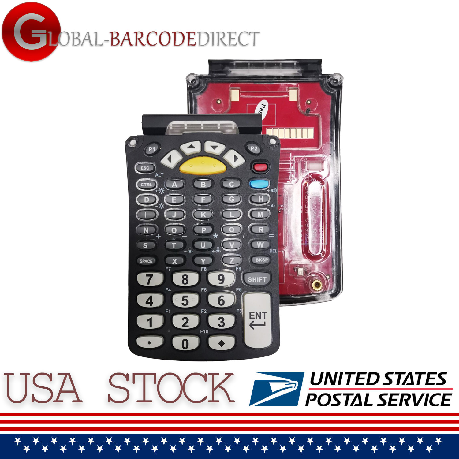 53-Keys Standard Keypad Replacement for Symbol MC9300, MC930B-G Scanner