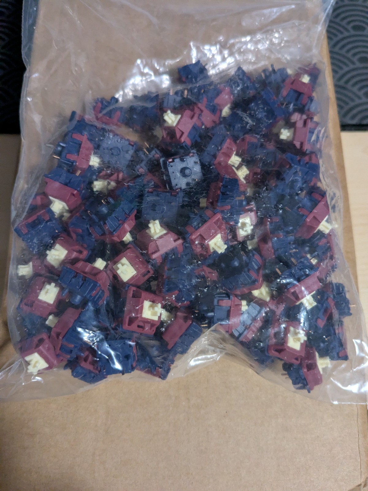 110Pcs - GATERON Quinn Switch 5 Pin RGB Heavy Tactile Nylon POM DIY Customized