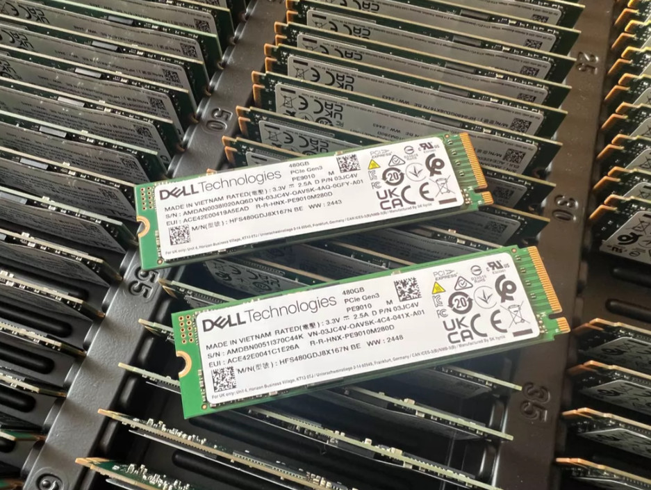 1pcs New Dell server 480G M.2 NVME Protocol SSD 3JC4V 03JC4V