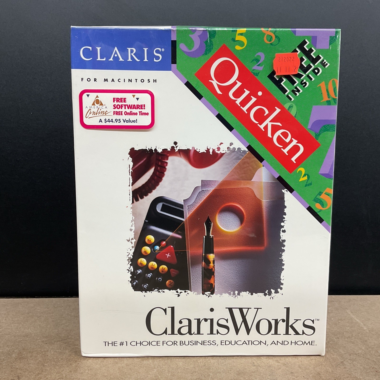 ClarisWorks For Apple Macintosh Quicken HD Vintage Computing Factory Sealed