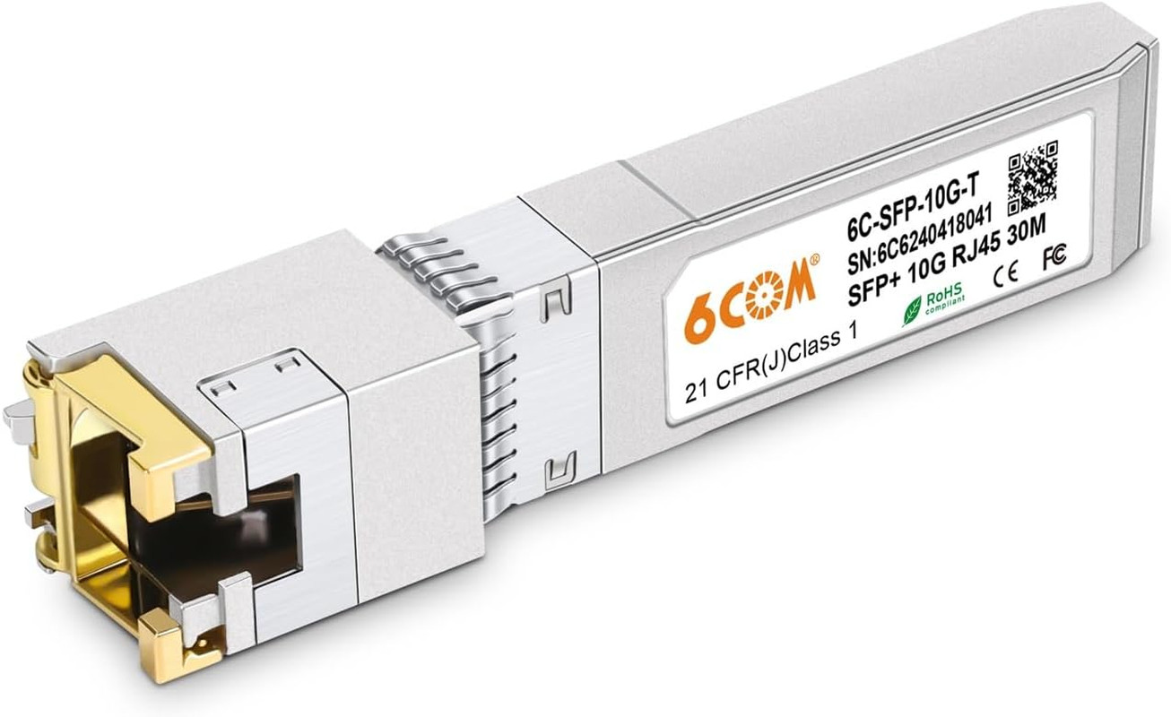 1.25G/2.5G/5G/10Gbase-T SFP+ Transceiver, 10G SFP+ to RJ45 Copper Module | Comap