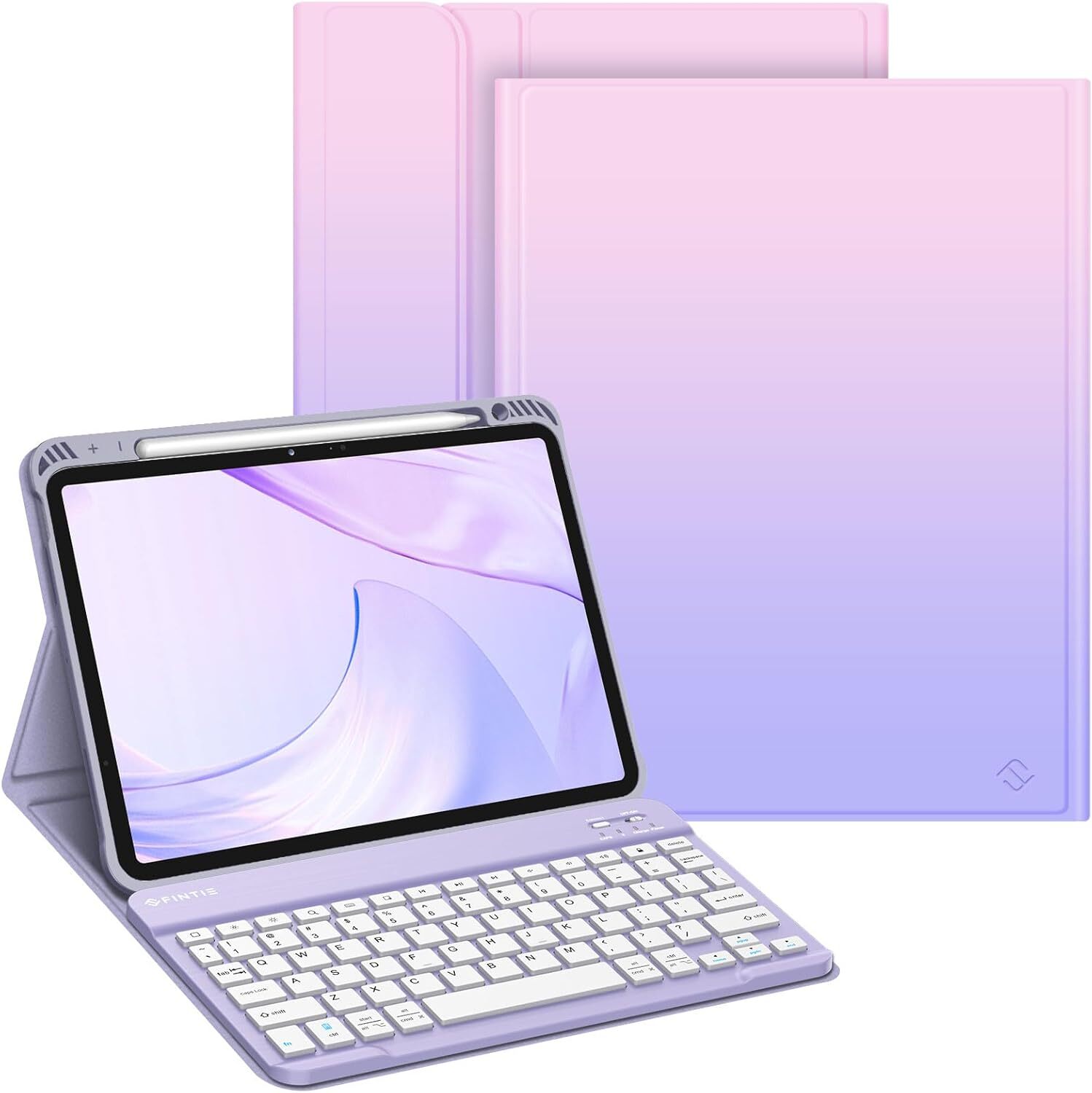 Keyboard Case for iPad Air 5th 2022 /iPad Air 4th Gen 10.9 Inch Soft TPU Cover