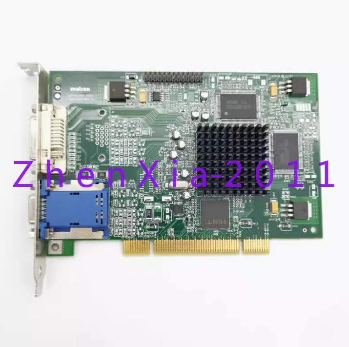 1PC Used Matrox F7003-0301 Rev_A PCI video card VGA+DVI by DHL/Fedex shipping