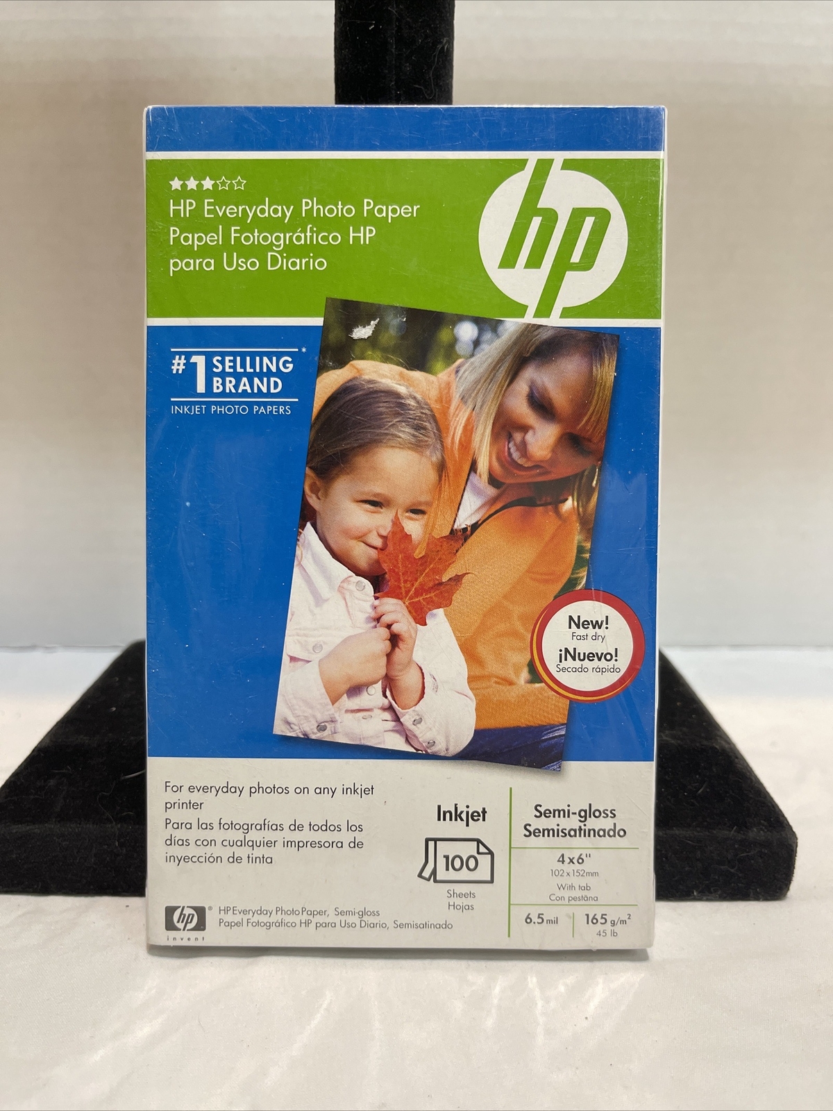 HP Everyday Photo Paper Inkjet Semi Gloss 100 Sheets pkg New Sealed In Box