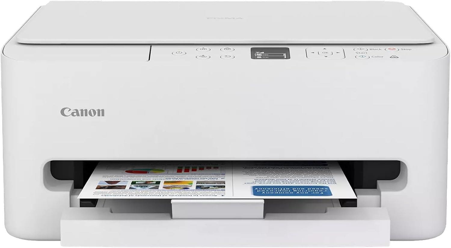 Canon PIXMA TS6520 Wireless Color Inkjet Printer, Duplex Printing, Copier/Scanne