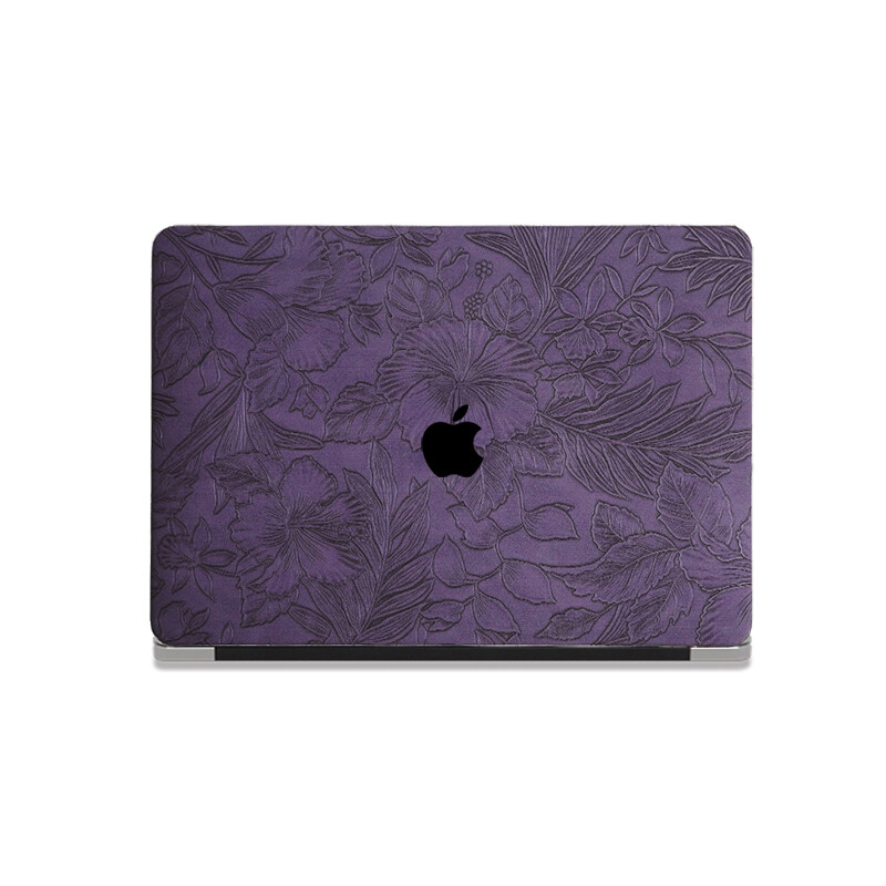 Purple Flower Case Cover For Apple MacBook Air 13 15 MacBook Pro 13 14 15 16