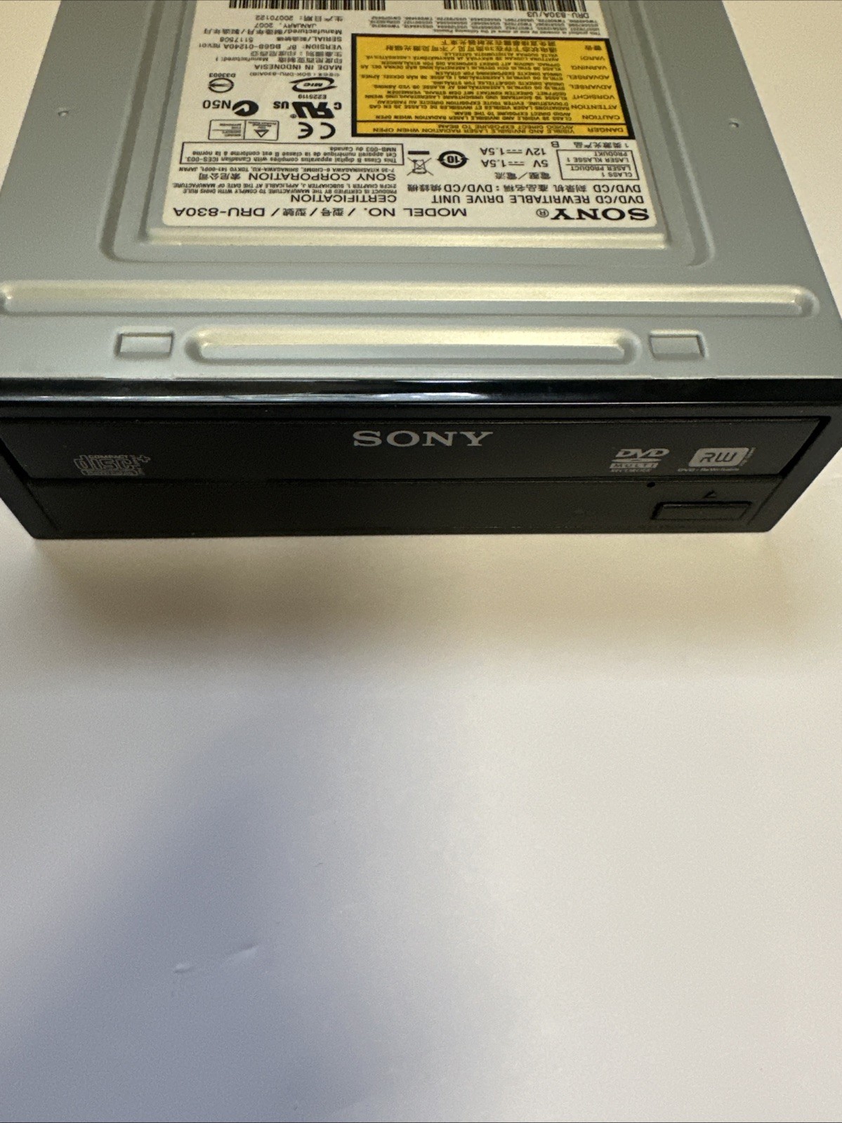 Sony DRU-830A 18X Internal DVD/CD RAM Rewritable Drive  ATAPI/EIDE