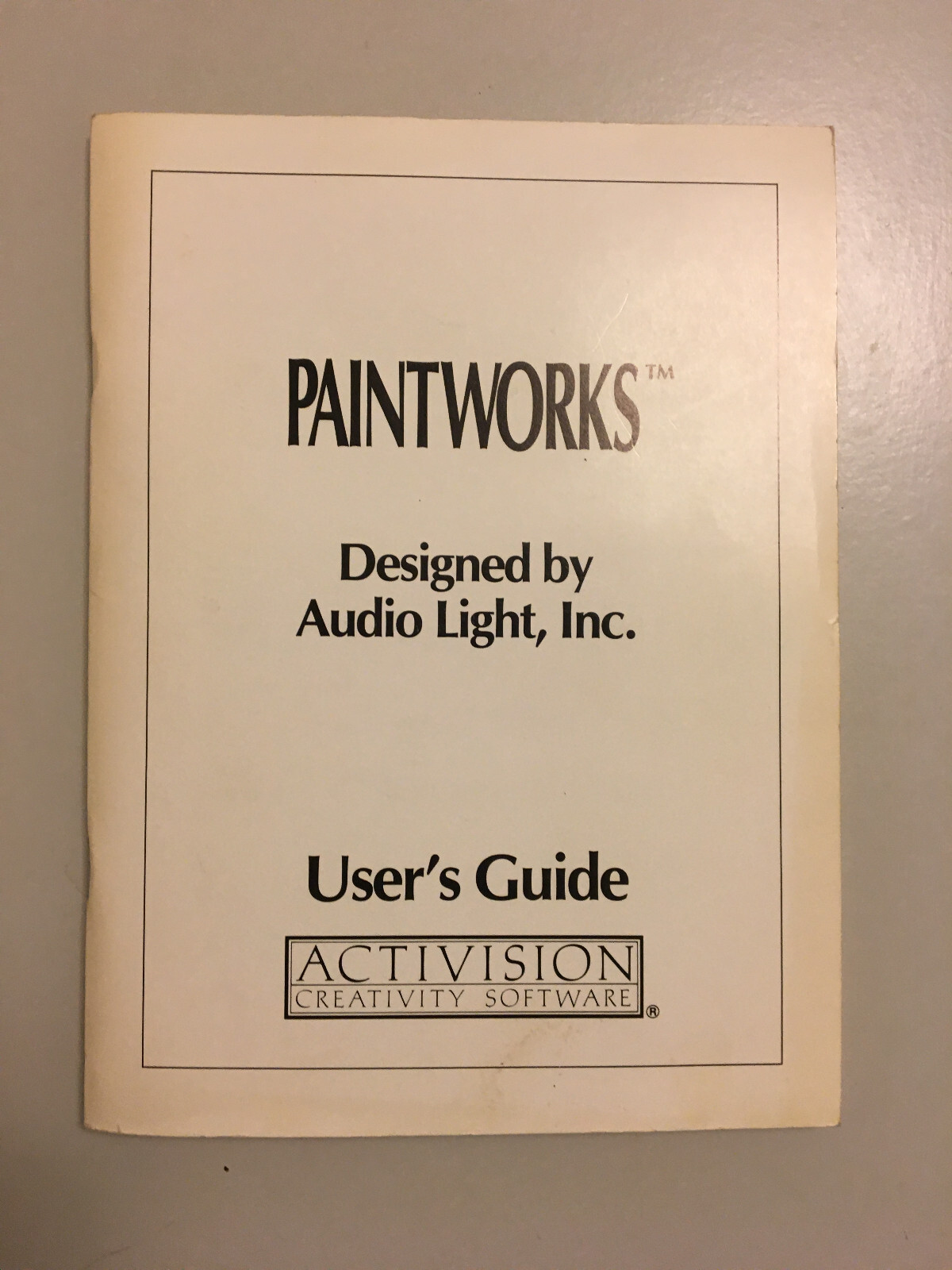 Paintworks by Activision for Atari ST