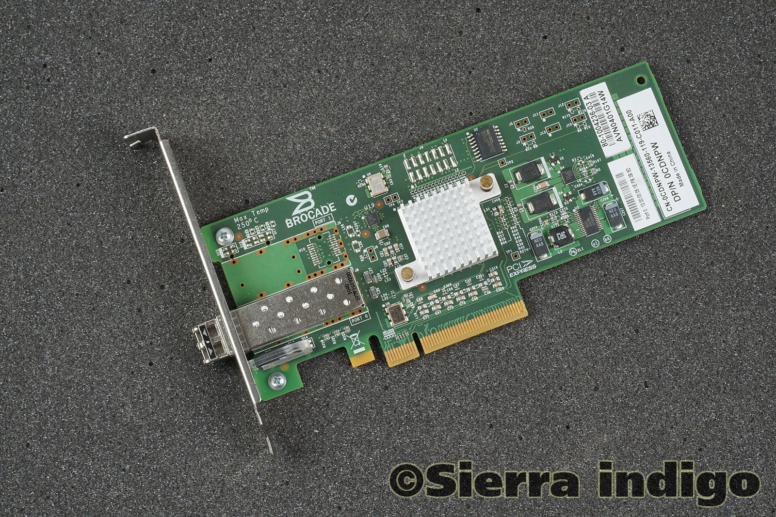 Dell CDNPW 0CDNPW Brocade 815 Single Port 8Gbps FC HBA Card