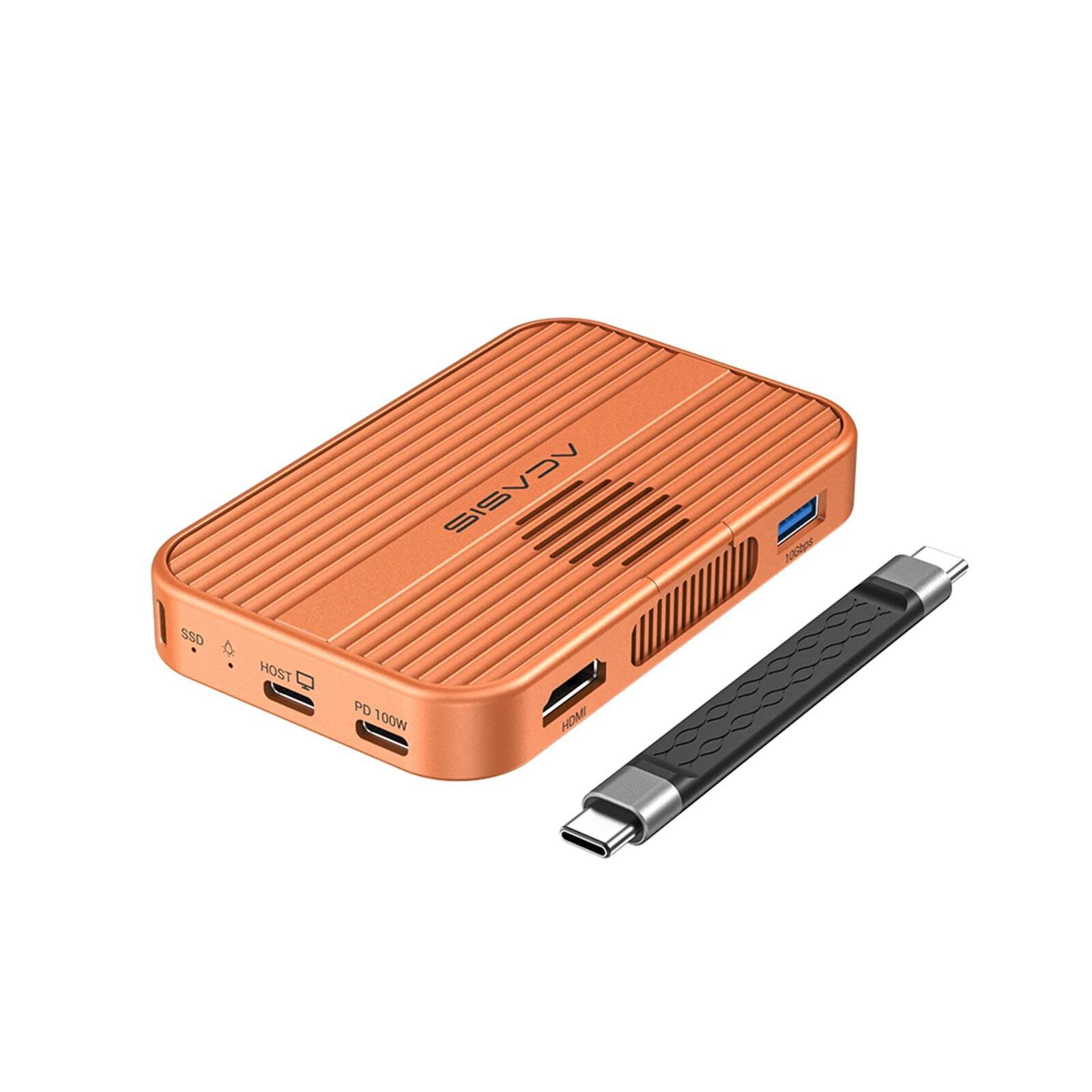 Acasis 10Gbps M.2 NVMe SSD Enclosure & USB-C Dock, Ultra-Fast & Compatible