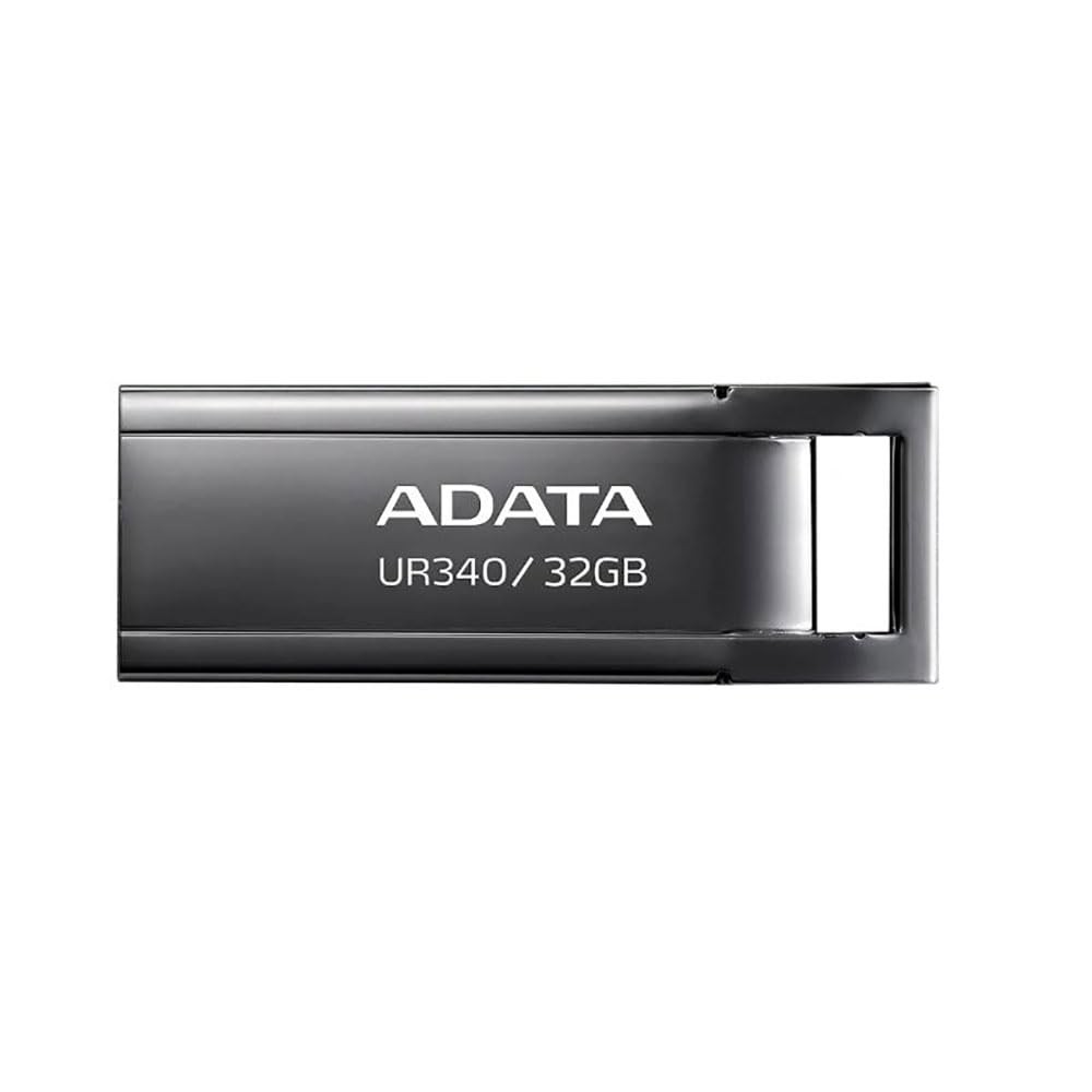 ADATA UR340 USB 3.2 Gen1 Flash Drive Metal, Splashproof Dustproof 32GB Black