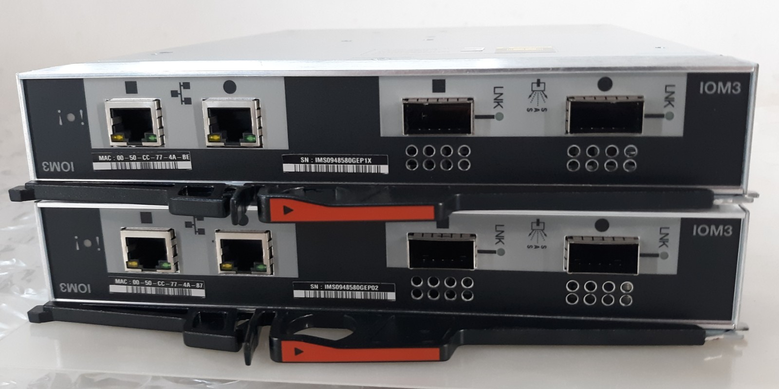 Pair of NetApp IOM3 Controller Module 111-00128+B3