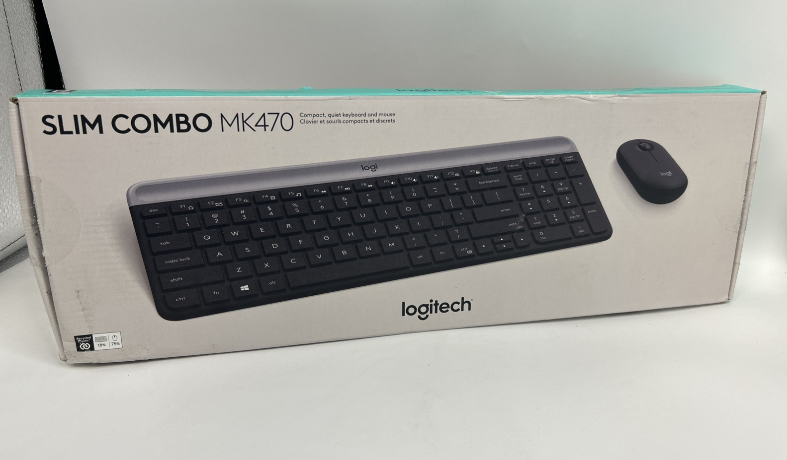Logitech MK470 Slim Wireless Keyboard & Mouse Combo, Graphite *NEW*