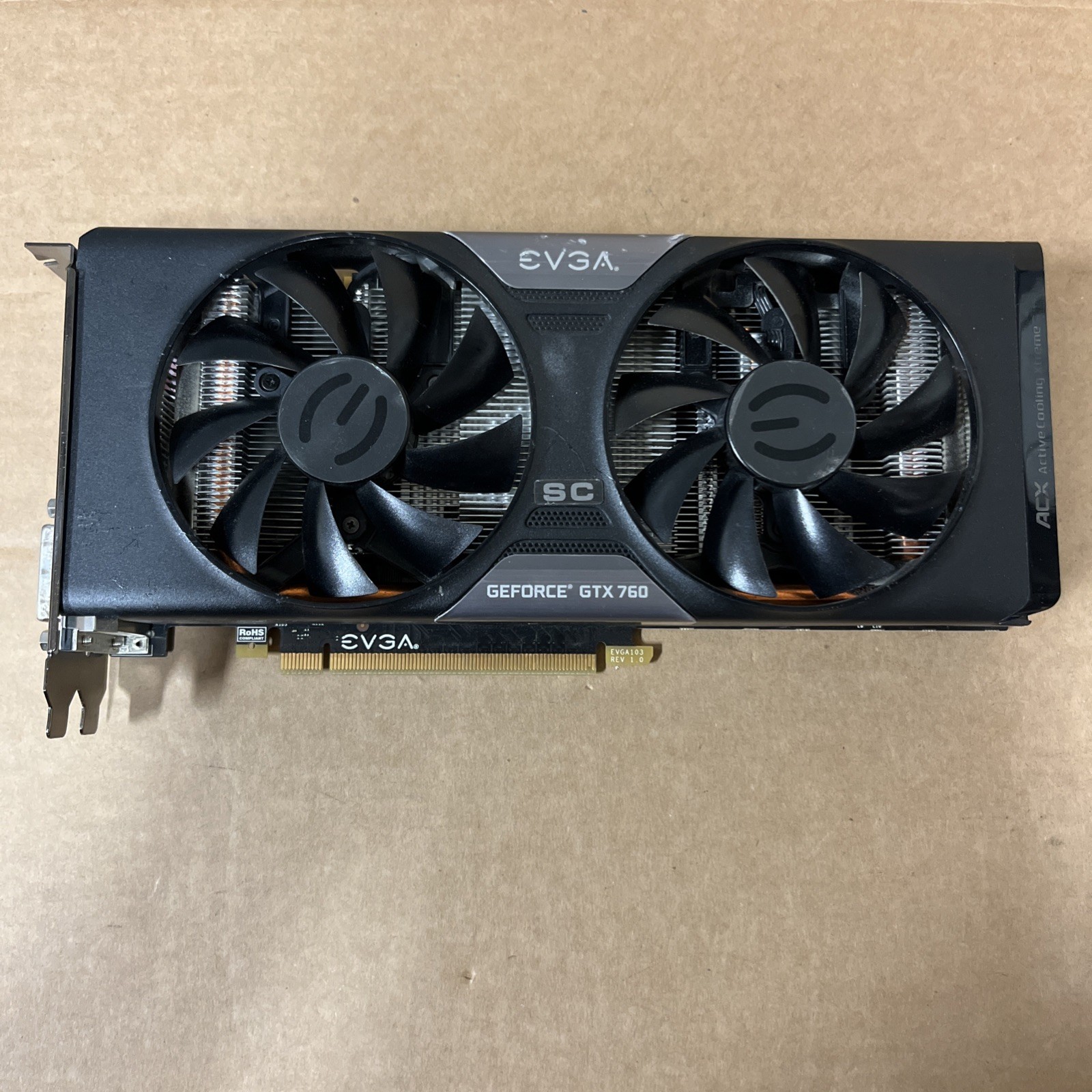 EVGA NVIDIA GeForce GTX 760 SC 2GB GAMING Video Graphics Card 02G-P4-2765-KR