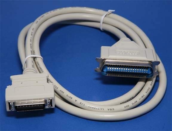 6FT Parallel Printer Cable IEEE-1284 Type-B Type-C CN36 HPCN36 Centronics