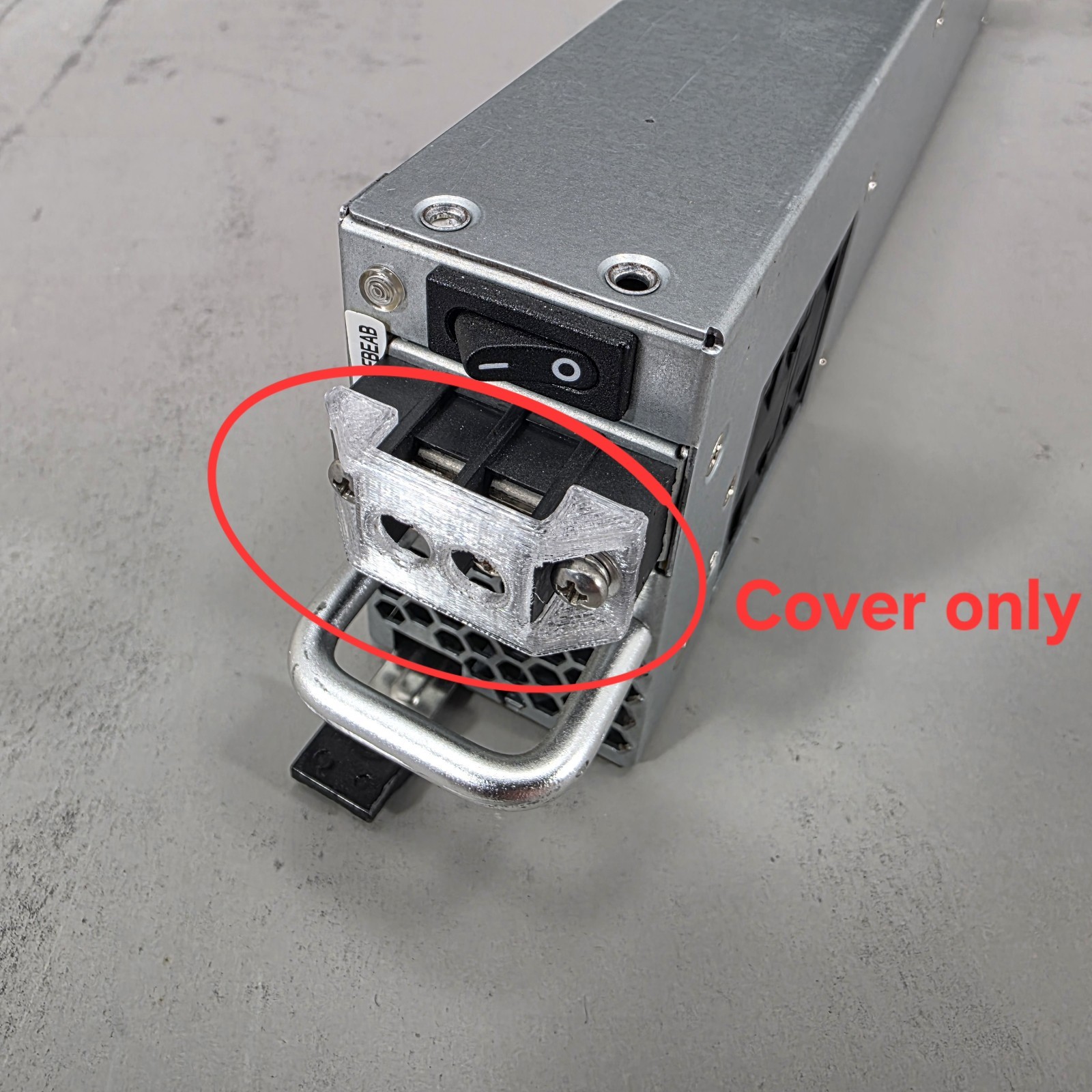 Pair Of DC Cover Plates For The Juniper PWR-MX80-DC With Screws