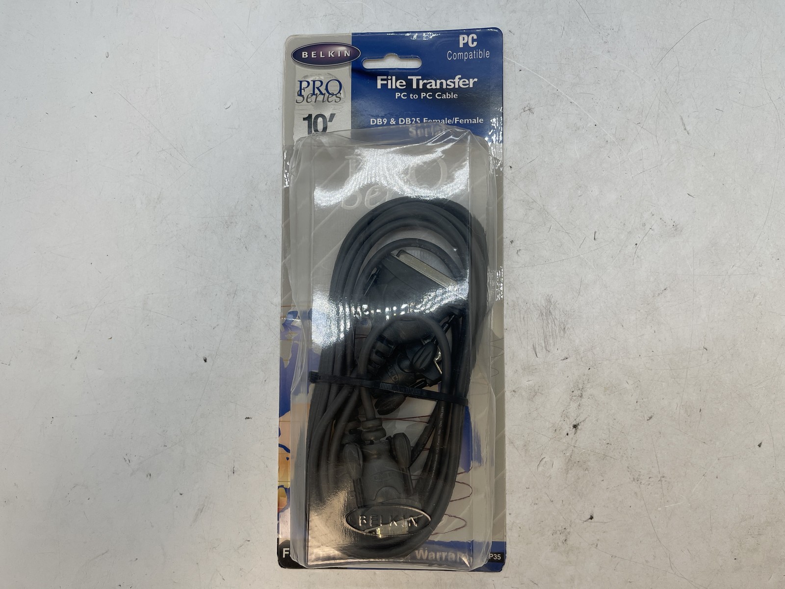 Belkin Pro Series 10ft File Transfer Cable DB9 DB25 F3X171-10 - 