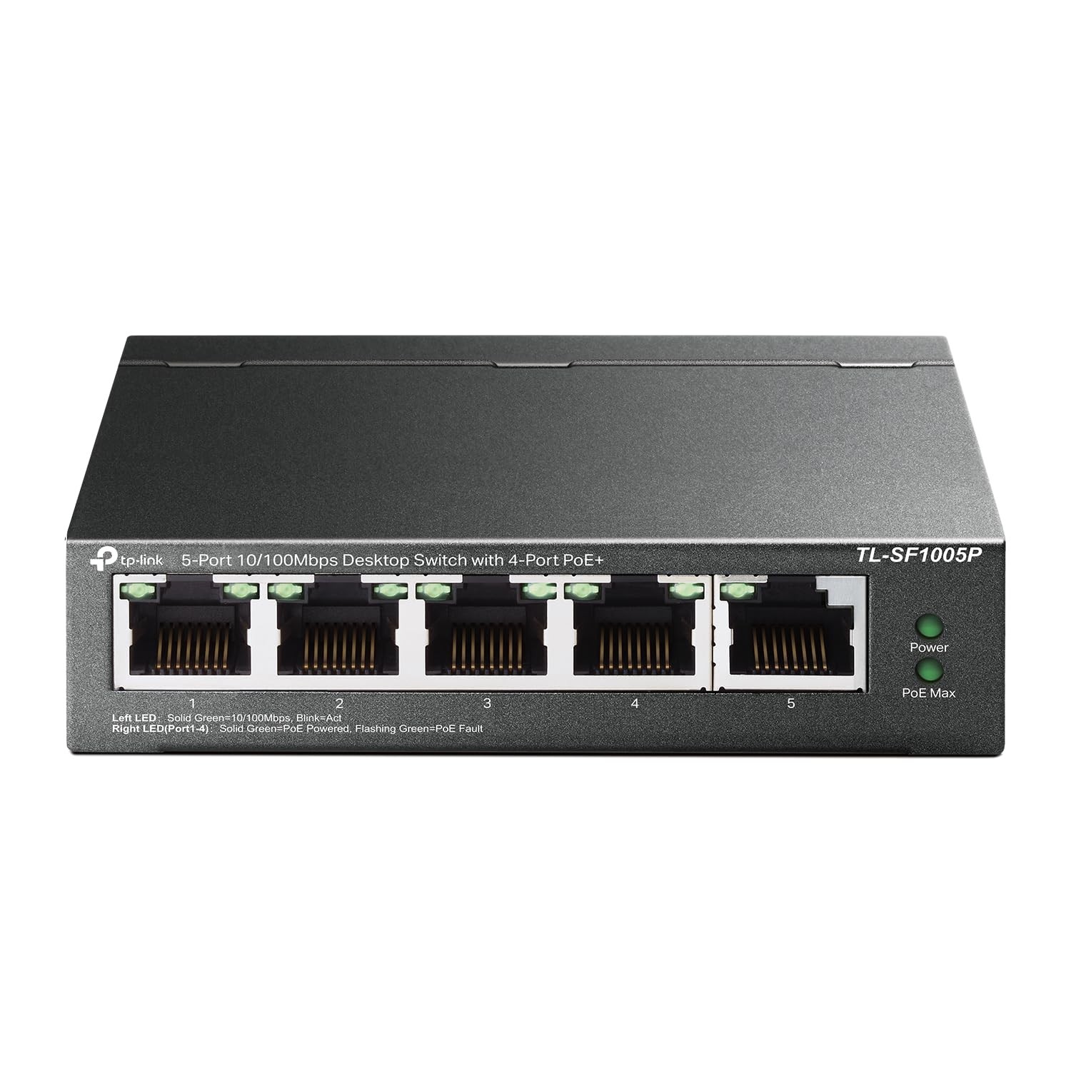 TP-LINK TL-SF1005P 5-Port Power over Ethernet Switch Desktop 4 PoE+ Ports