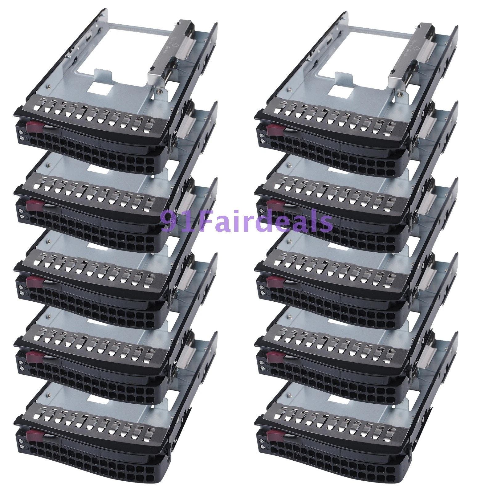 Lot Supermicro Gen 5.5 Tool-Less 3.5" to 2.5" Adapter Disk Tray MCP-220-00118-0B