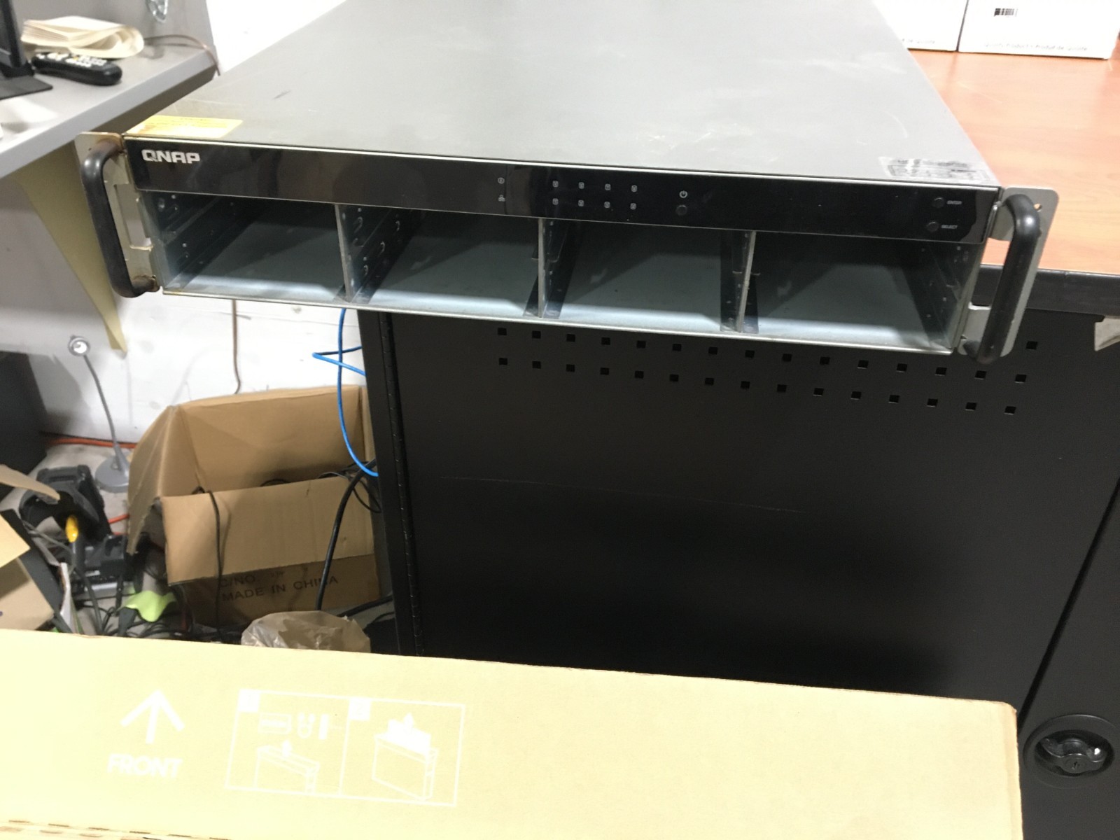 NO HDDs | QNAP TS-809U 8-Bay Storage Array *TESTED AND WIPED CONFIG*