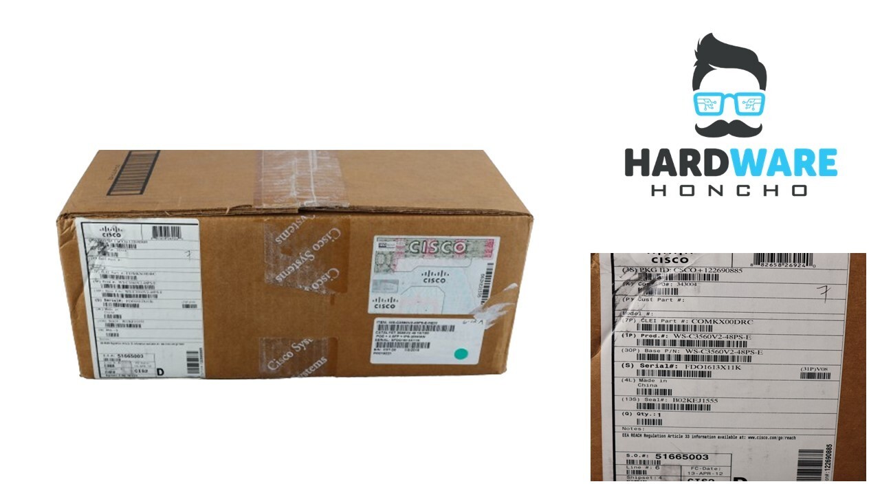 Cisco WS-C3560V2-48PS-E Catalyst  48 Port  PoE + 4 SFP + IPS