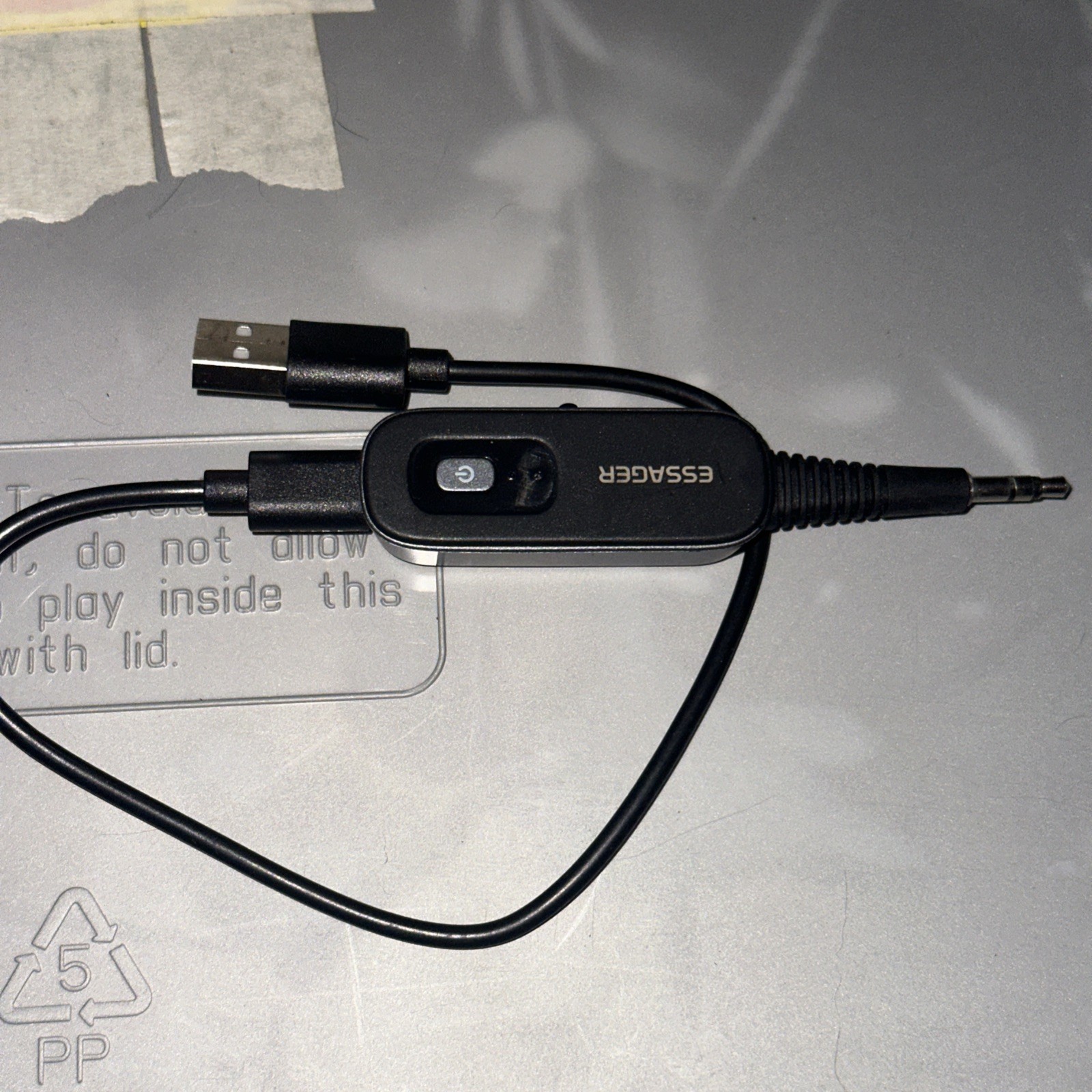 Essager Wireless Bluetooth 5.1 Audio Receiver Transmitter 3.5MM AUX W/Mic Stereo