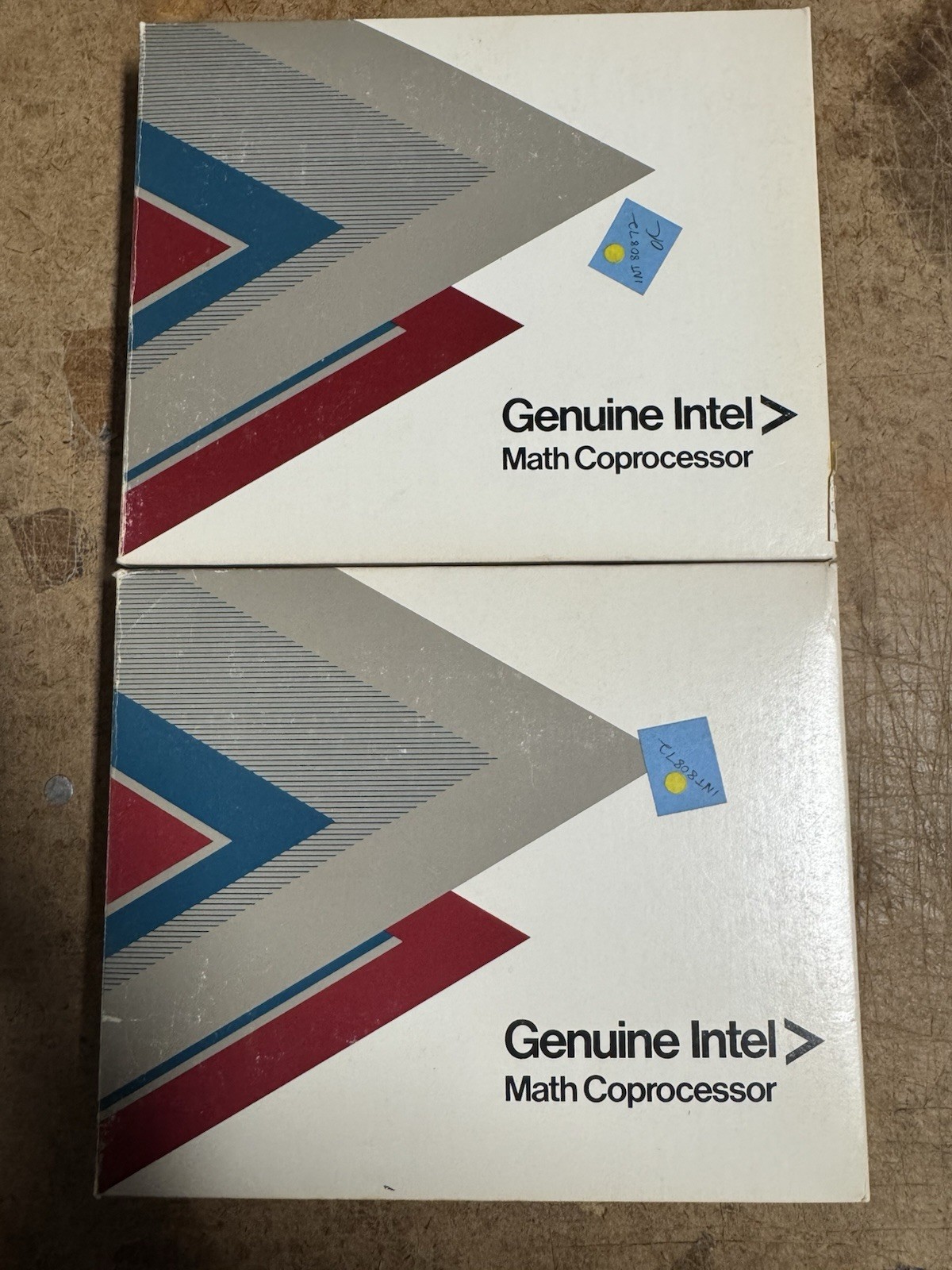(2) Intel Math Coprocessor Personal Computer Enhancement PCNC80287 For IBM PC
