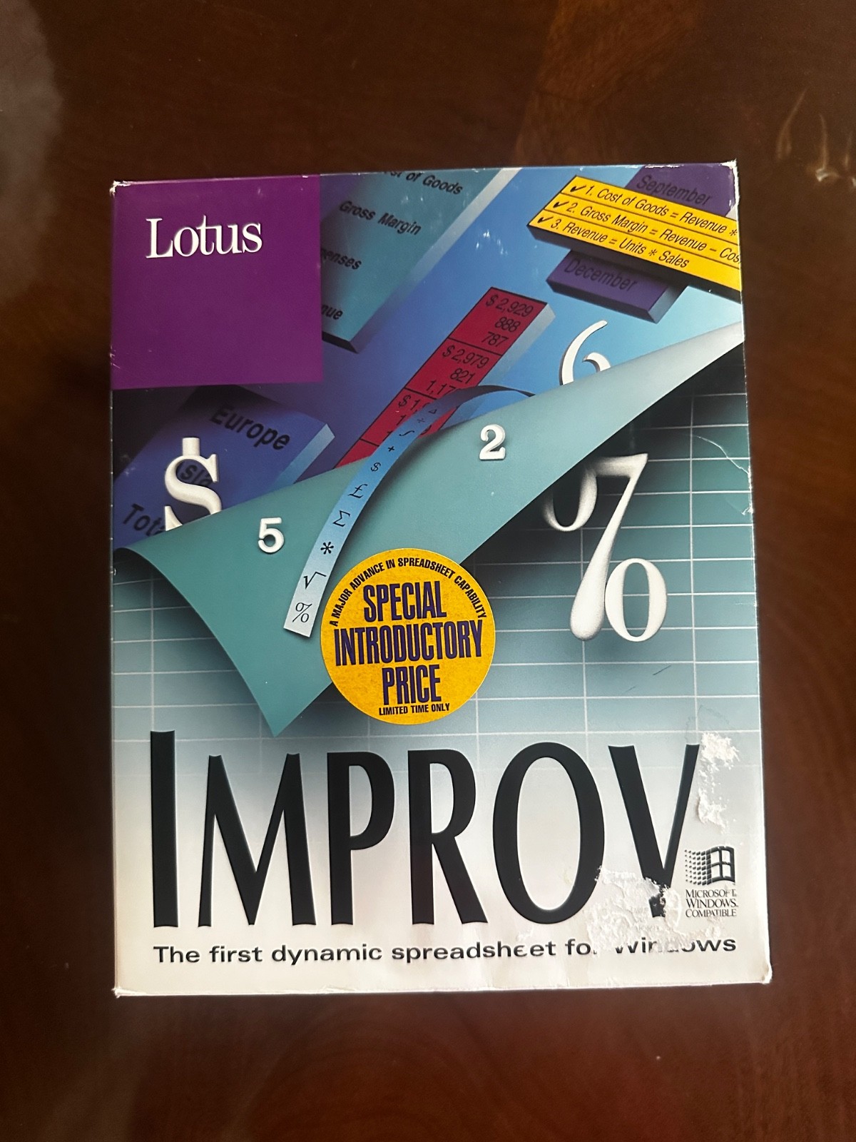 Lotus Improv Spreadsheet For Microsoft Windows - 2.0 - NEW In Sealed Box