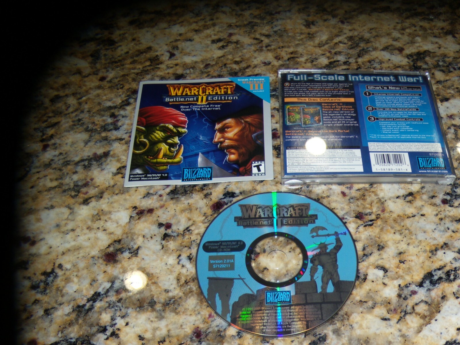 Warcraft II Battle.net Edition (PC, 2001) Game with key