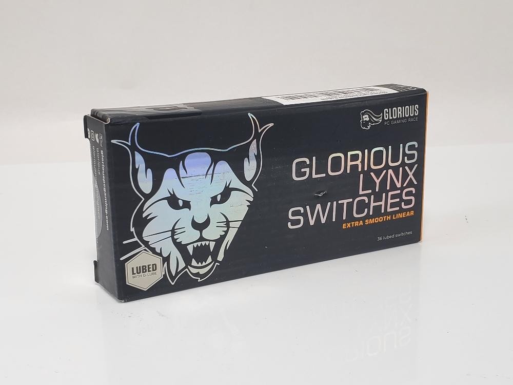 Glorious Lynx Linear Switches 36 Pack 5 Pin PCB Pre Lubed Keyboard