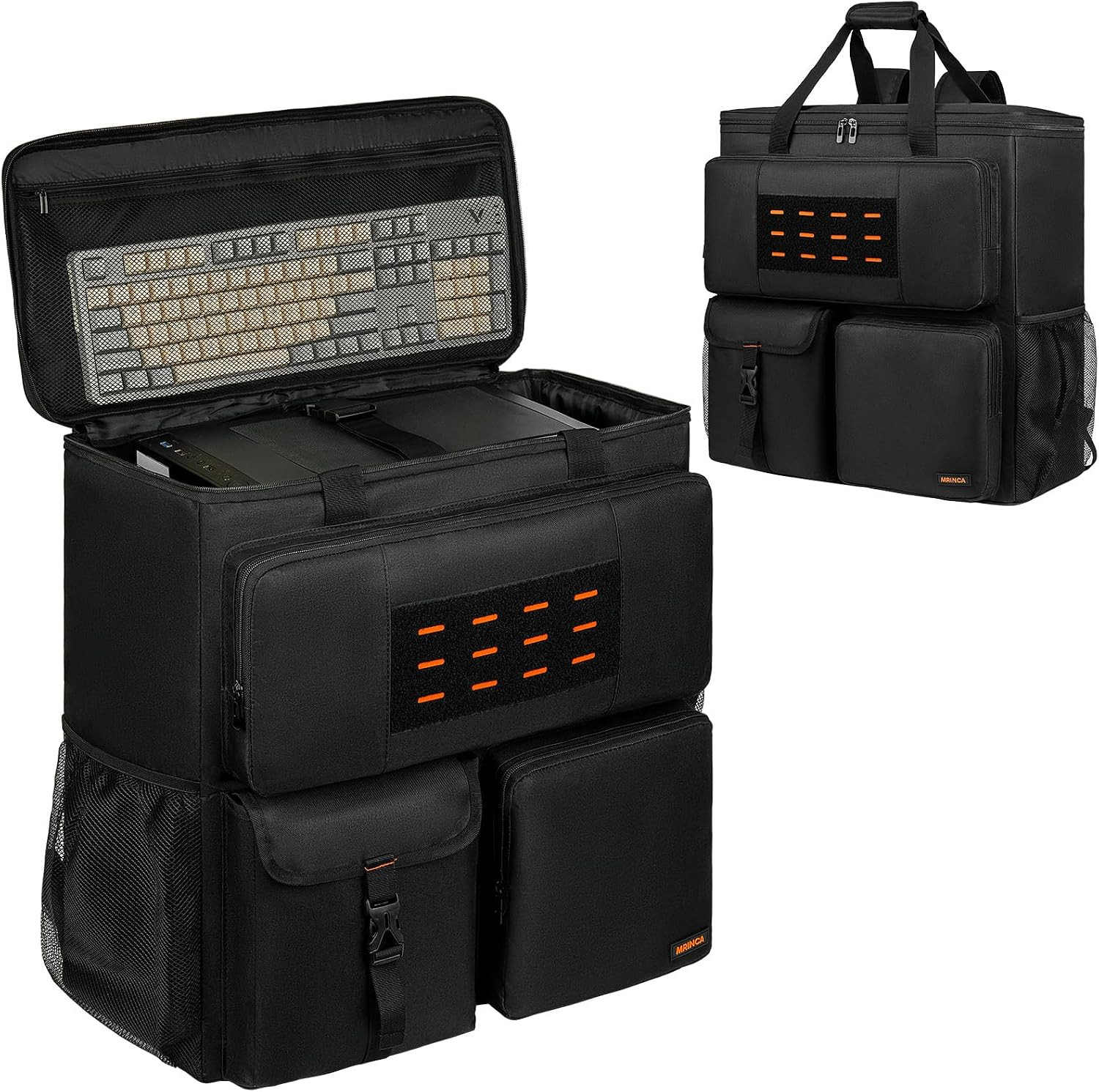 Large Computer Desktop Tower Carrying Case for ATX Mid-Tower PC,