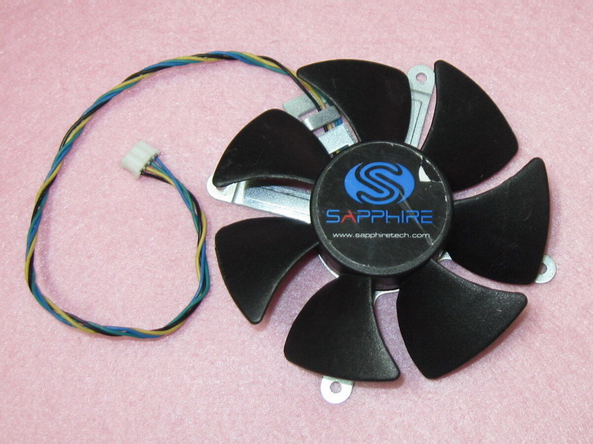 Cooler Fan For Sapphire HD5870 AD0912UB-U7BGL 85mm 4Pin 0.45A Graphics Card