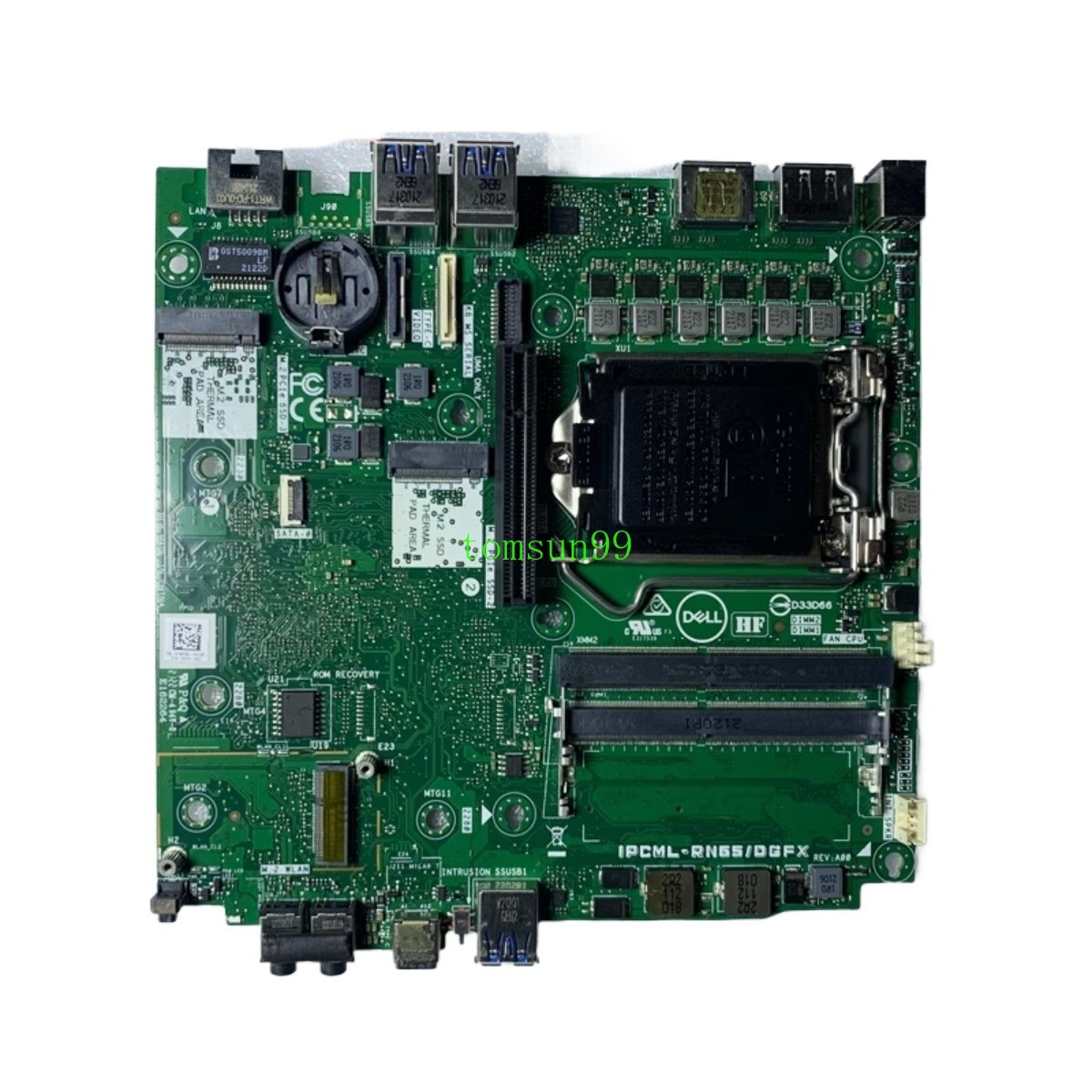 For Dell Precision T3240 Workstation Motherboard IPCML-RN65/DGFX 01NP3N W480