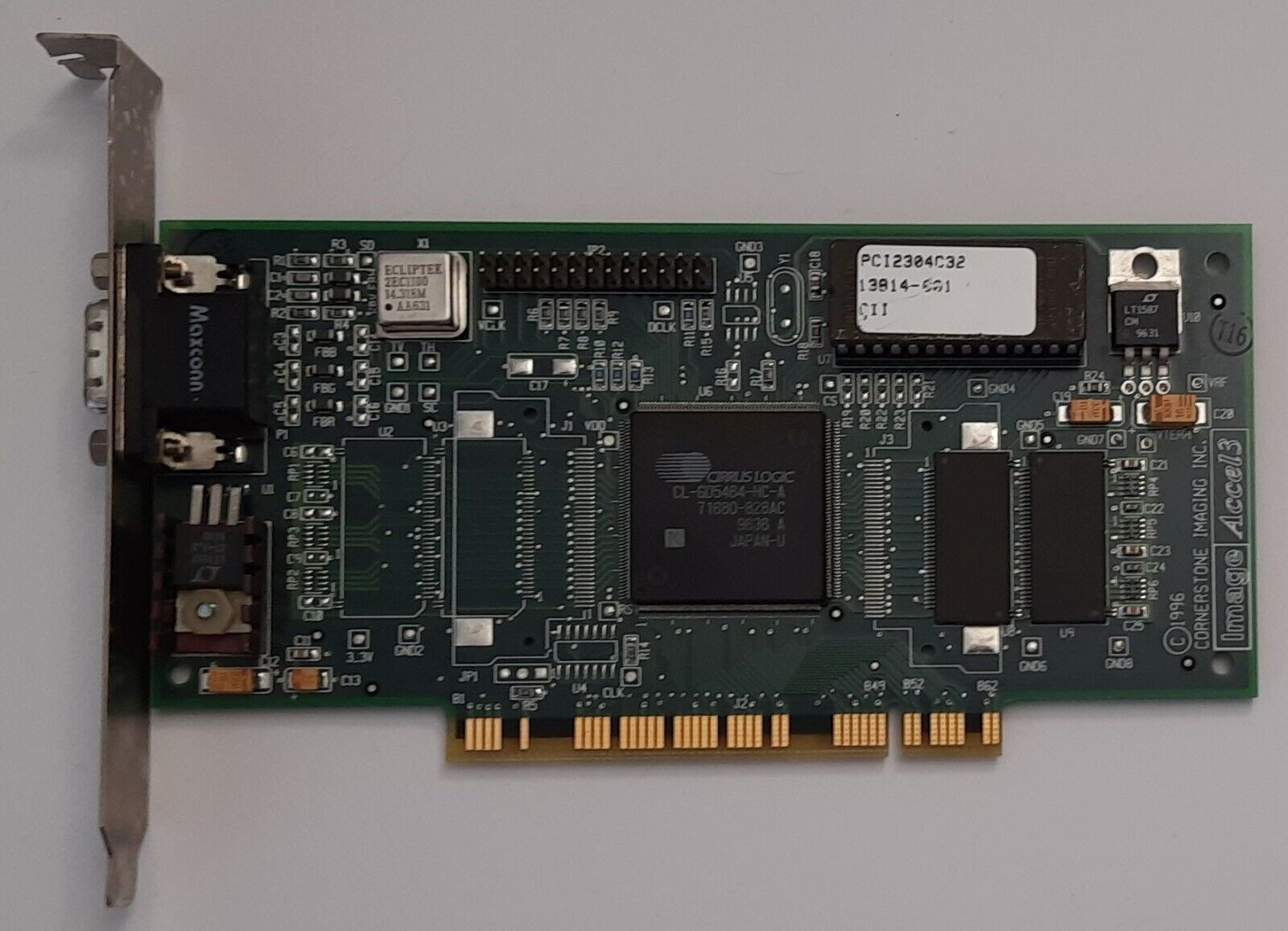 Cornerstone Image Accel 3 PCI Graphics Card (CL-GD5464, 4MB, RDRAM, Retro, 1996)