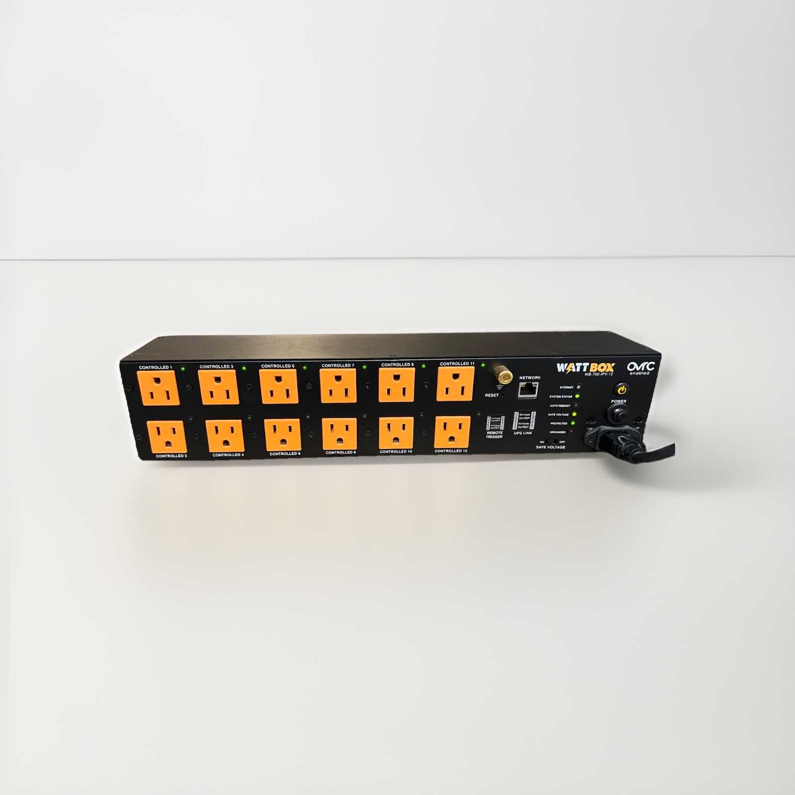 WattBox WB-700CH-IPV-12 IP Rack Mount Power Conditioner OVRC Home, 12-Outlets