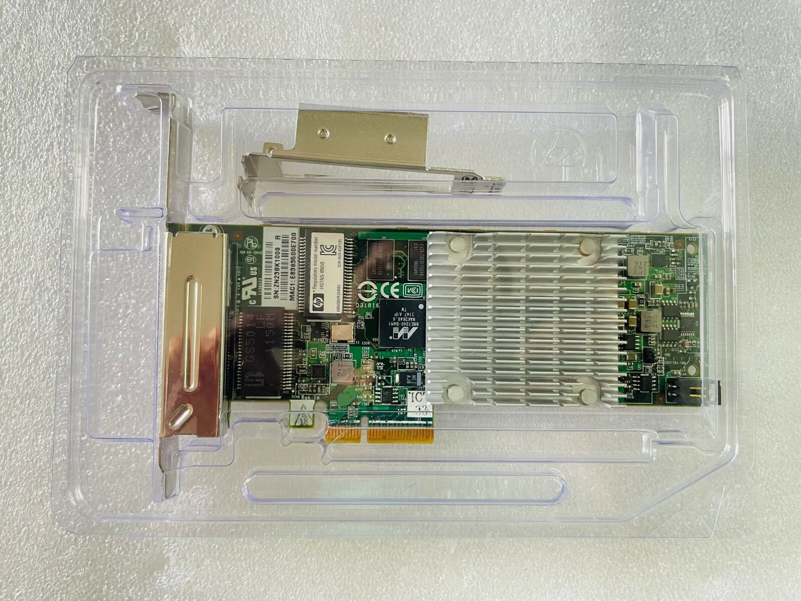 HP NC375T Quad Port PCIe Gigabit Server Netzwerk Karte 539931-001 491176-001