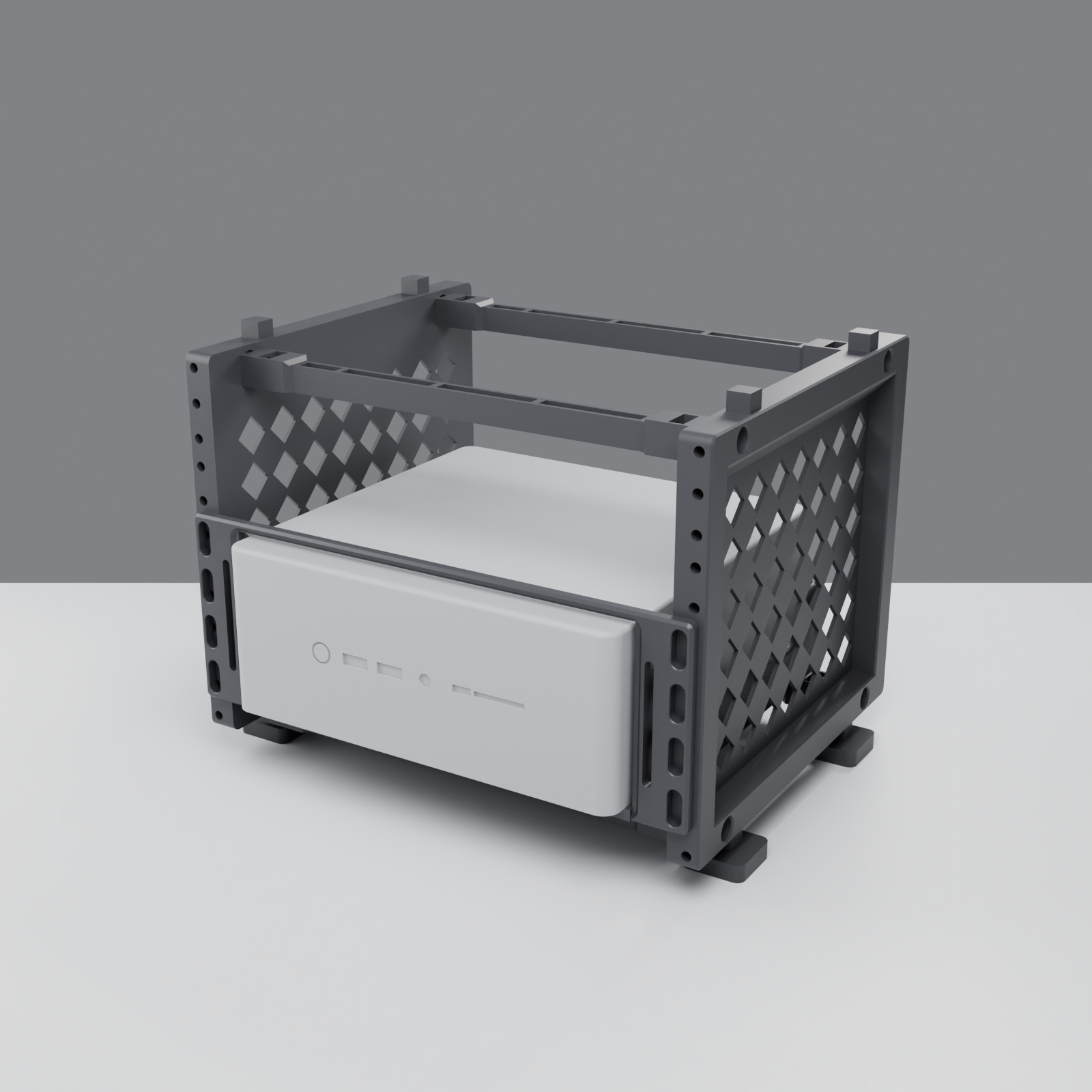 10 Inch Rack Mount 2U for GMKtec EVO-X2 Ryzen AI Max+ 395 Mini PC Homelab PETG
